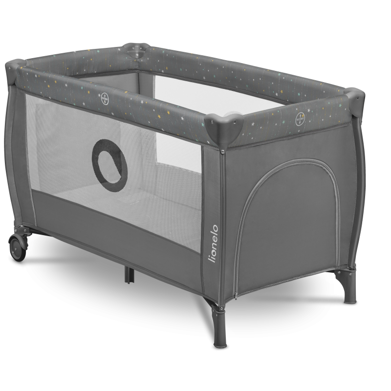 Lionelo Stefi Plus Grey Multicolor — Cot 2in1