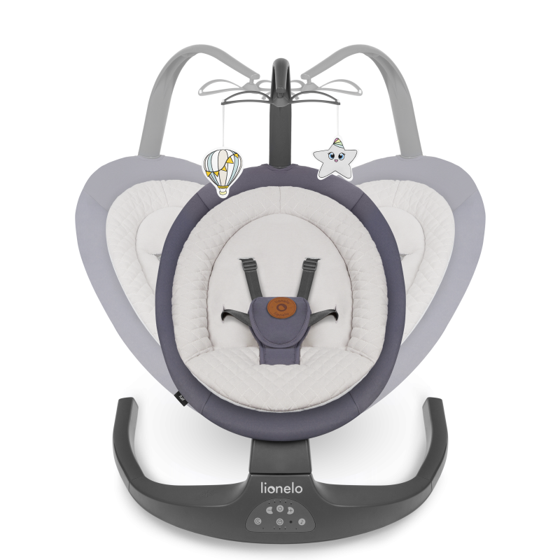 Lionelo Ralf Grey Graphite — Bouncer-rocker