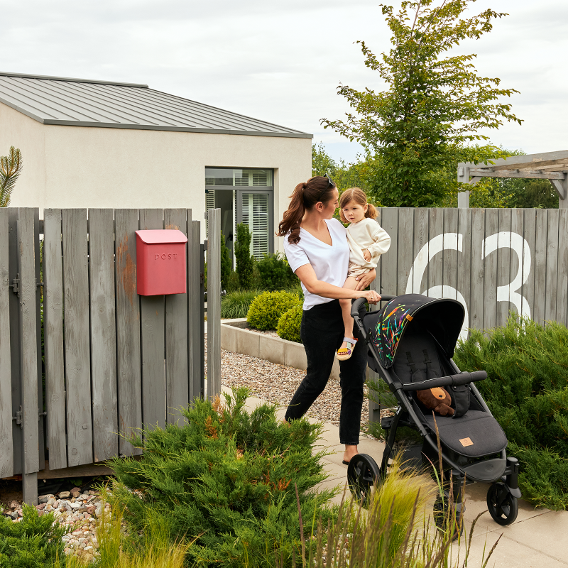 Lionelo Annet Plus Concrete — Stroller