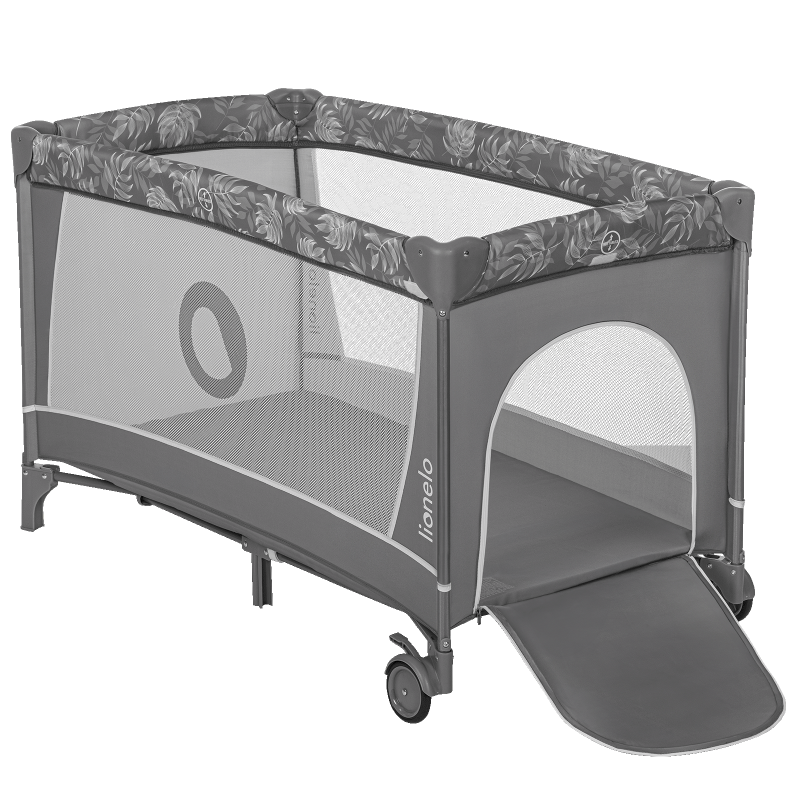 Lionelo Flower Grey Stone — Cot 2in1