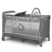 Lionelo Flower Grey Stone — Cot 2in1