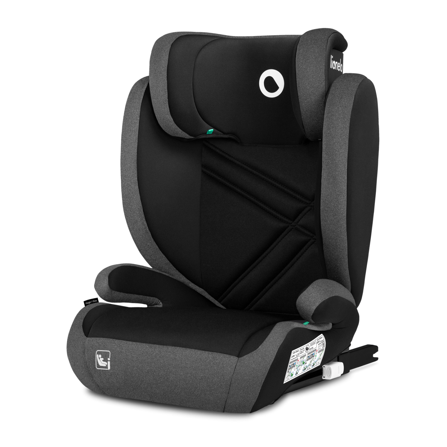 Lionelo Hugo i-Size Black Grey — Child safety seat