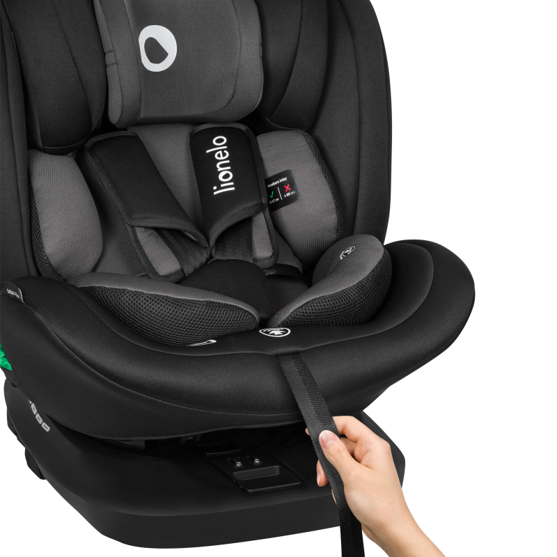 Lionelo Bastiaan i-Size Black Grey — Child safety seat