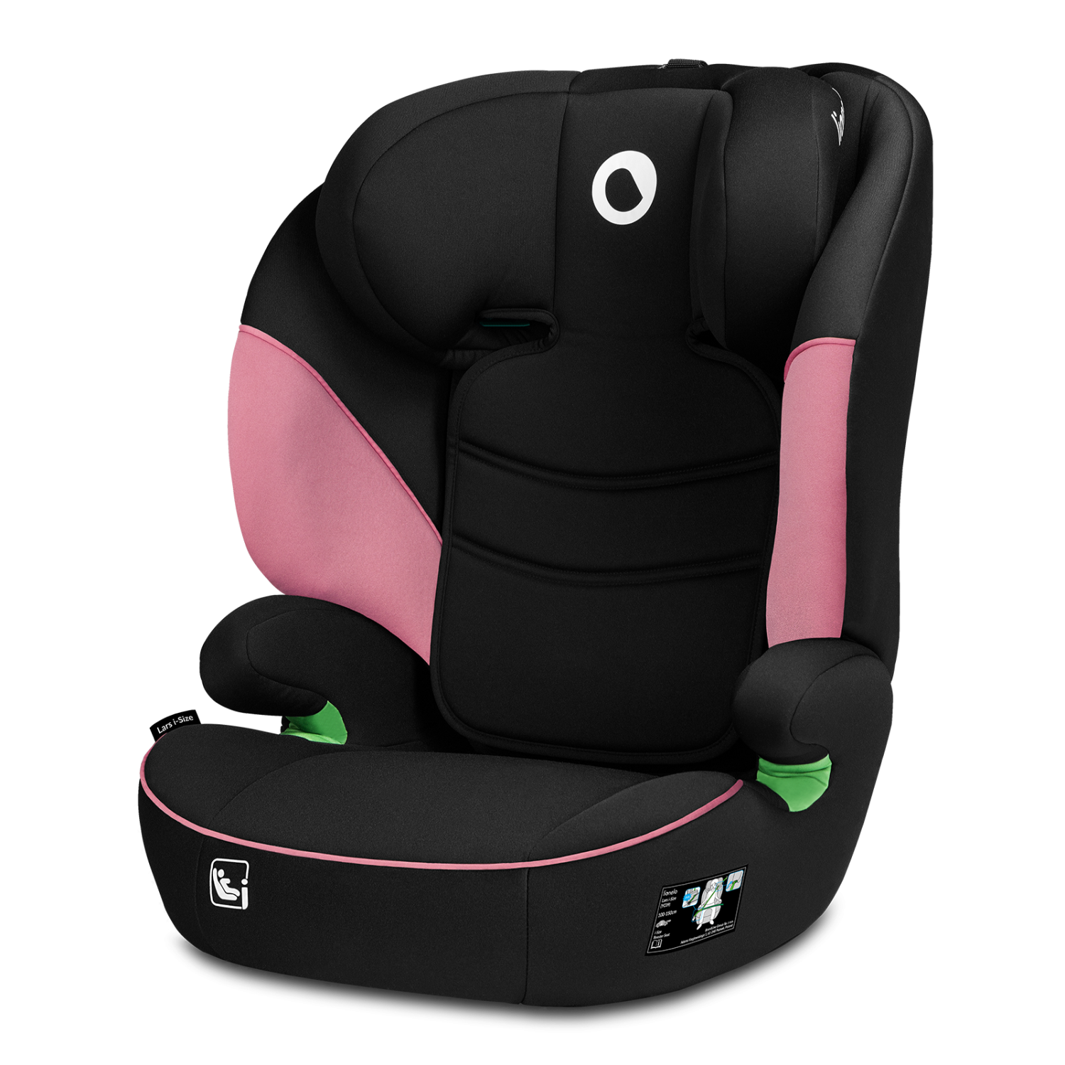 Pink and black infant car outlet seat