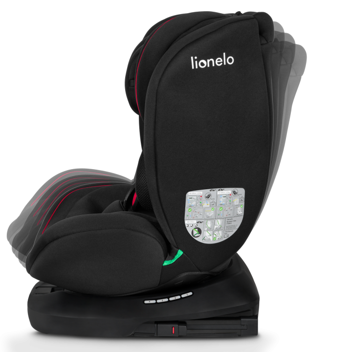 Lionelo Bastiaan i-Size Black Red — Child safety seat