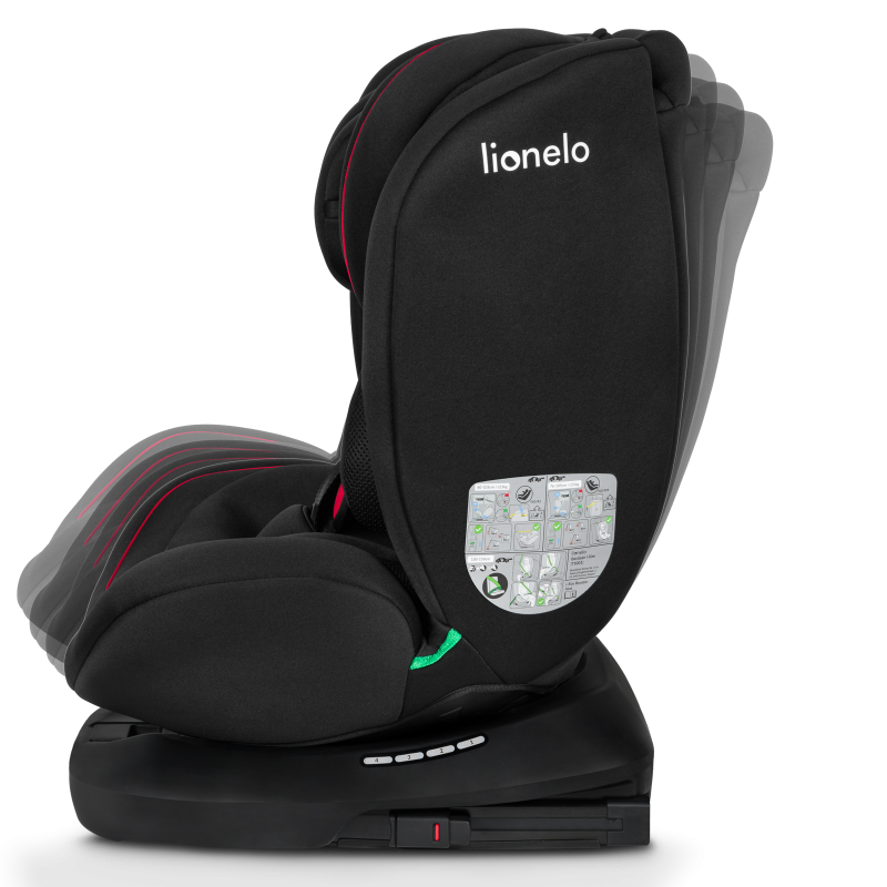 Lionelo Bastiaan i-Size Black Red — Child safety seat