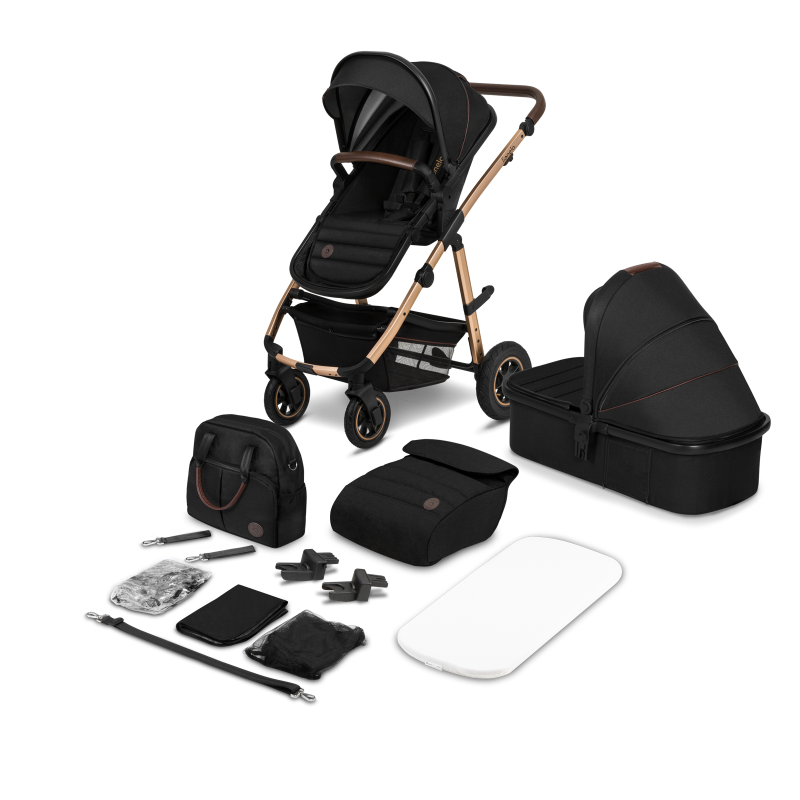 Lionelo Amber 2in1 Black Onyx — Multi-function pram