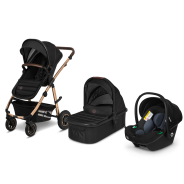 Lionelo Amber 3in1 Black Onyx — Multi-function pram