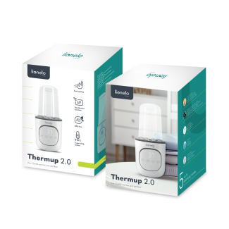 Lionelo Thermup 2.0 White — Bottle warmer 5in1