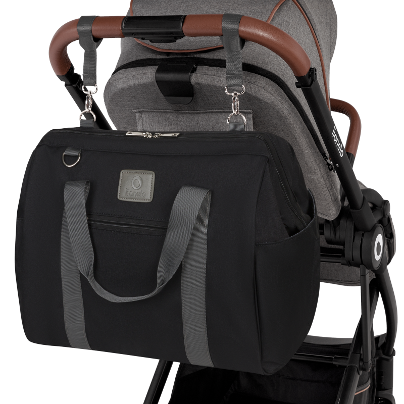 Lionelo Ida Black Onyx — Pram bag