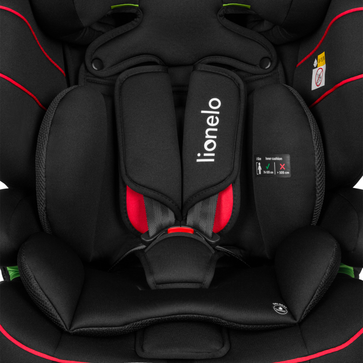 Lionelo Levi i-Size Sporty Black — Child safety seat