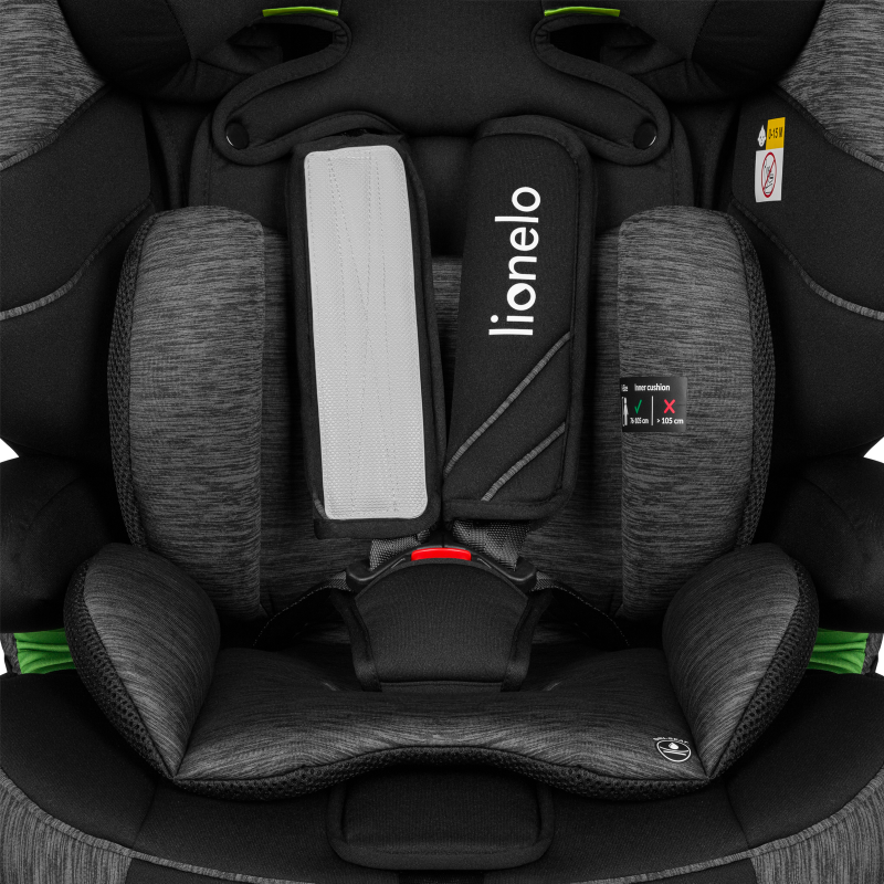 Lionelo Levi One i-Size Black Grey — Child safety seat