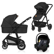 Lionelo Bianka 3in1 Black Onyx — Multi-function pram