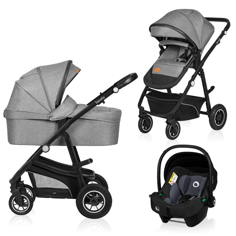 Lionelo Bianka 3in1 Grey Stone — Multi-function pram