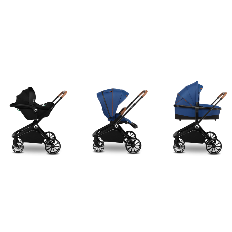 Lionelo Mika 3in1 Blue Navy — Multi-function pram