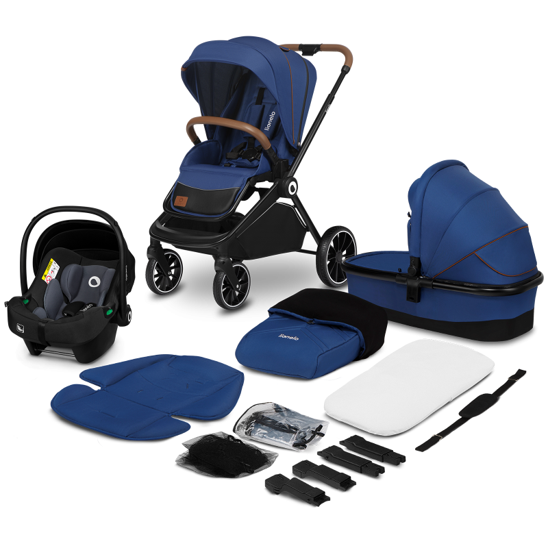 Lionelo Mika 3in1 Blue Navy — Multi-function pram