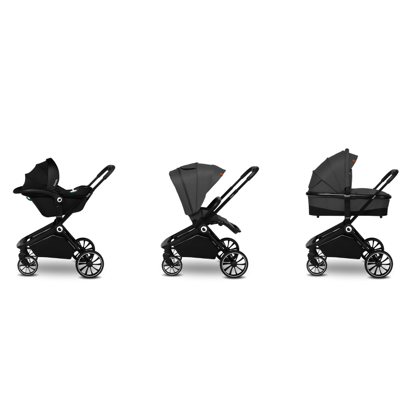 Lionelo Mika 3in1 Grey Graphite — Multi-function pram