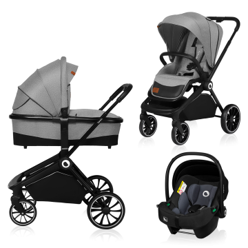 Lionelo Mika 3in1 Grey Stone — Multi-function pram