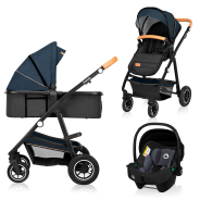 Lionelo Amber 3in1 Blue Navy — Multi-function pram