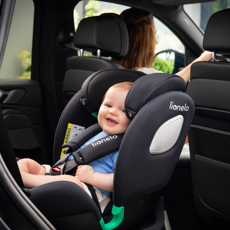 Lionelo ​​Braam Air i-Size Black Carbon — Child safety seat