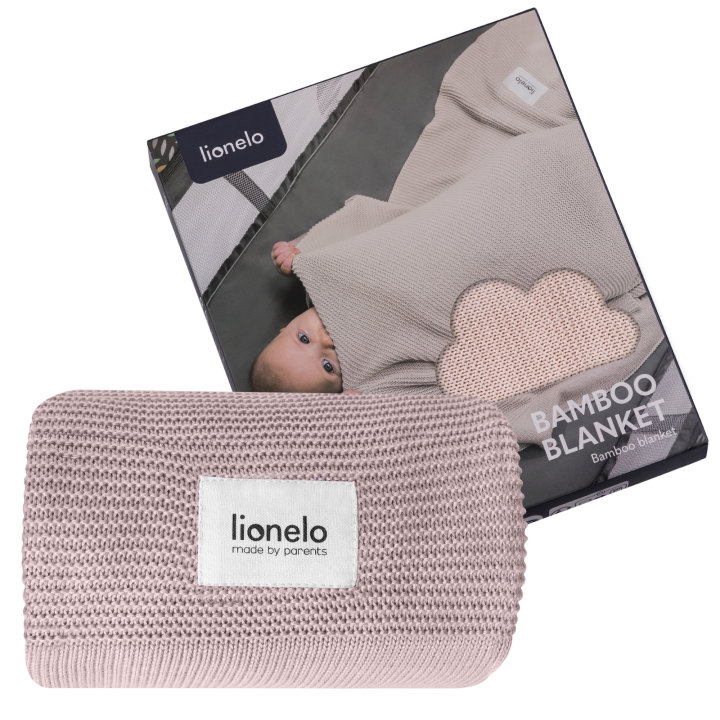 Lionelo Bamboo Blanket Pink — Blanket