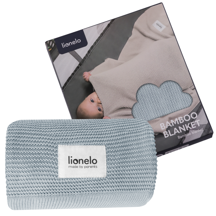 Lionelo Bamboo Blanket Grey — Blanket