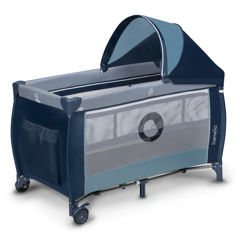 Lionelo Sven Plus Blue Navy — Cot 2in1