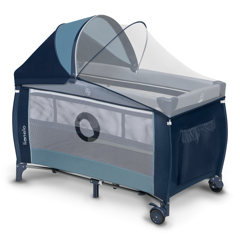 Lionelo Sven Plus Blue Navy — Cot 2in1