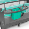 Lionelo Sven Plus Turquoise/Grey — Cot 2in1