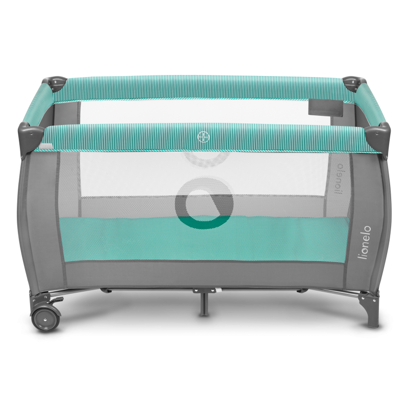 Lionelo Sven Plus Turquoise/Grey — Cot 2in1