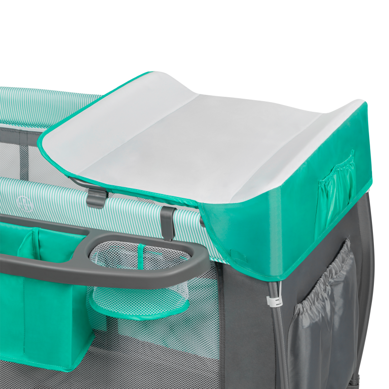 Lionelo Sven Plus Turquoise/Grey — Cot 2in1