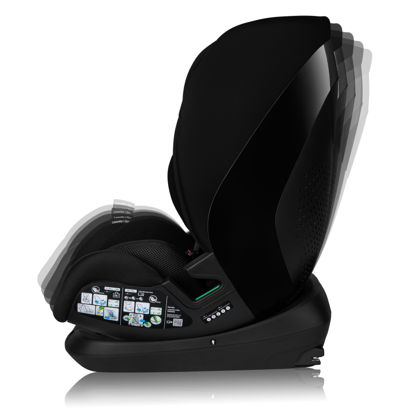 lionelo Lavender i-Size Black Carbon — Child safety seat