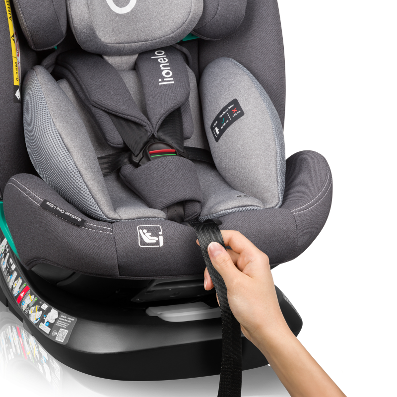 Lionelo Bastiaan One i-Size Grey Stone — Child safety seat