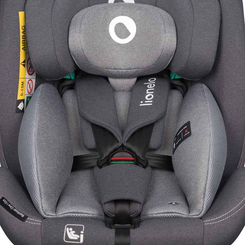 Lionelo Bastiaan One i-Size Grey Stone — Child safety seat