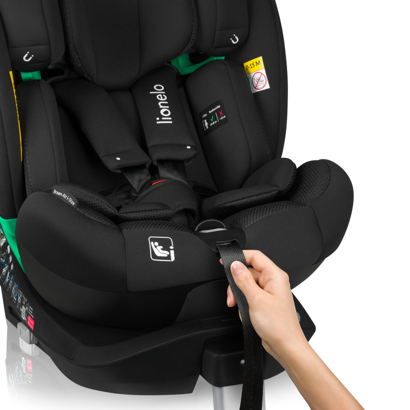 Lionelo ​​Braam Air i-Size Black Carbon — Child safety seat