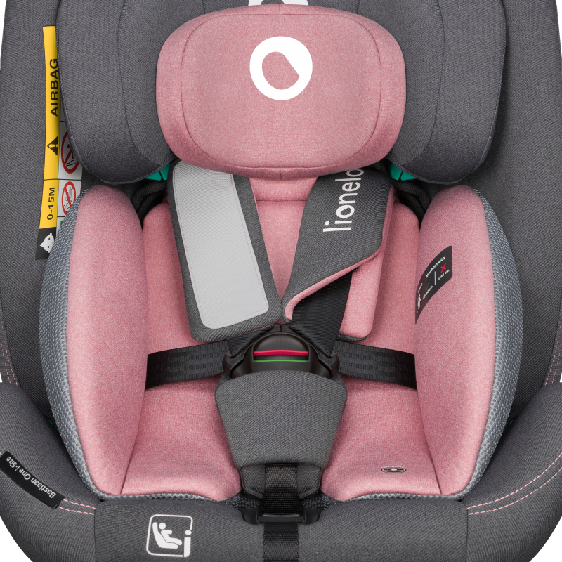 Lionelo Bastiaan One i-Size Pink Rose — Child safety seat