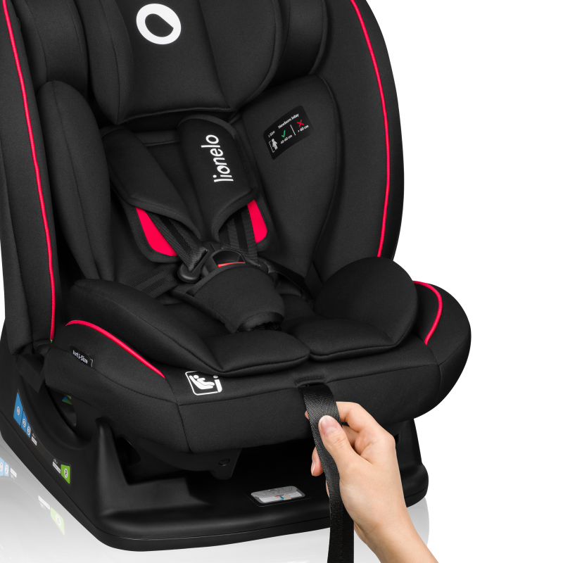 lionelo ​​Aart i-Size Black Carbon Red — Child safety seat