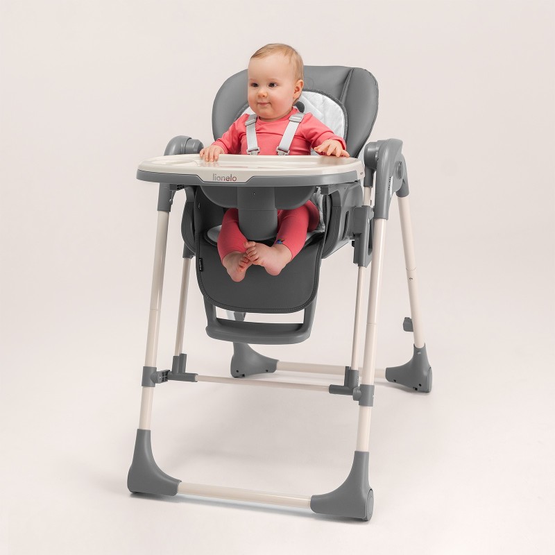 Lionelo Laurice Green Olive — Feeding chair with rocking function