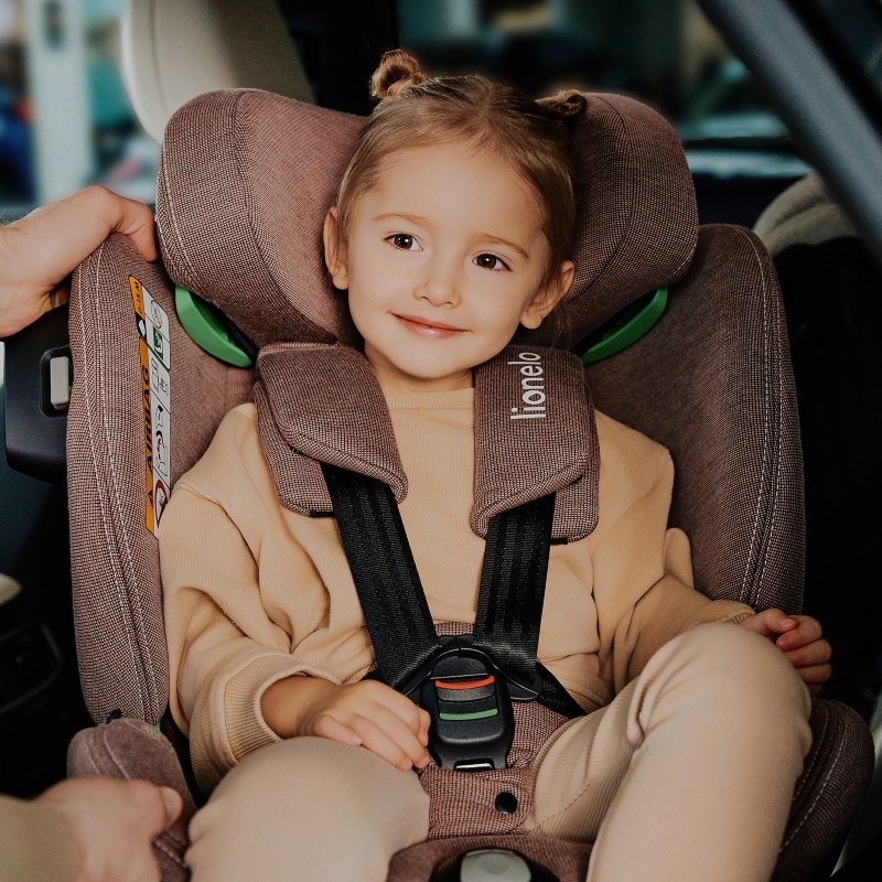 Lionelo ​​Harmony i-Size Grey Graphite Leather — Child safety seat