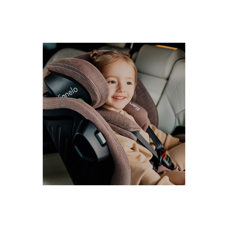 Lionelo ​​Harmony i-Size Grey Concrete Bamboo — Child safety seat