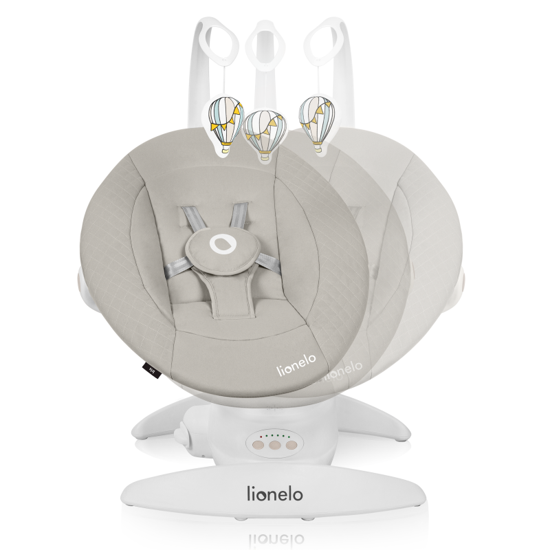 Lionelo Iris Beige Sand — Bouncer-rocker