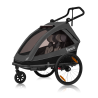 Lionelo Cama Grey Graphite — bicycle trailer with stroller function