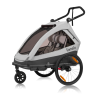 Lionelo Cama Grey Stone — bicycle trailer with stroller function