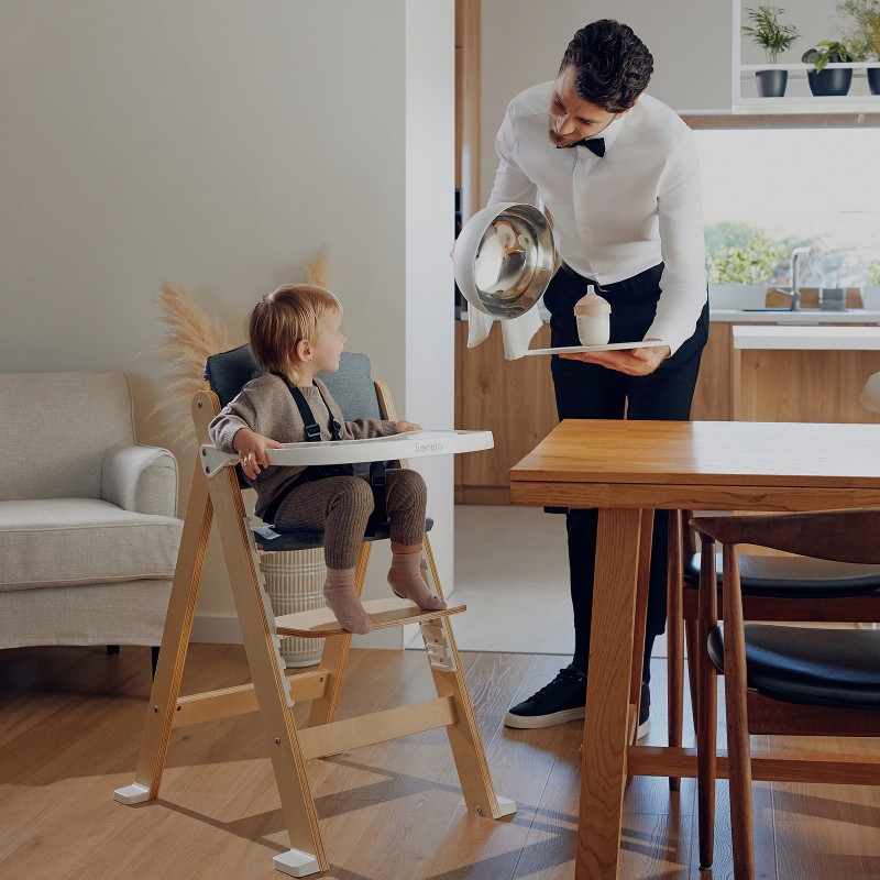 Lionelo Floris Grey Stone — High chair