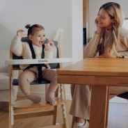 Lionelo Floris White Natural — High chair