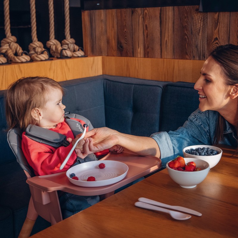 lionelo Koen Grey Stone — High chair