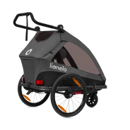 Lionelo Cama Grey Graphite — bicycle trailer with stroller function