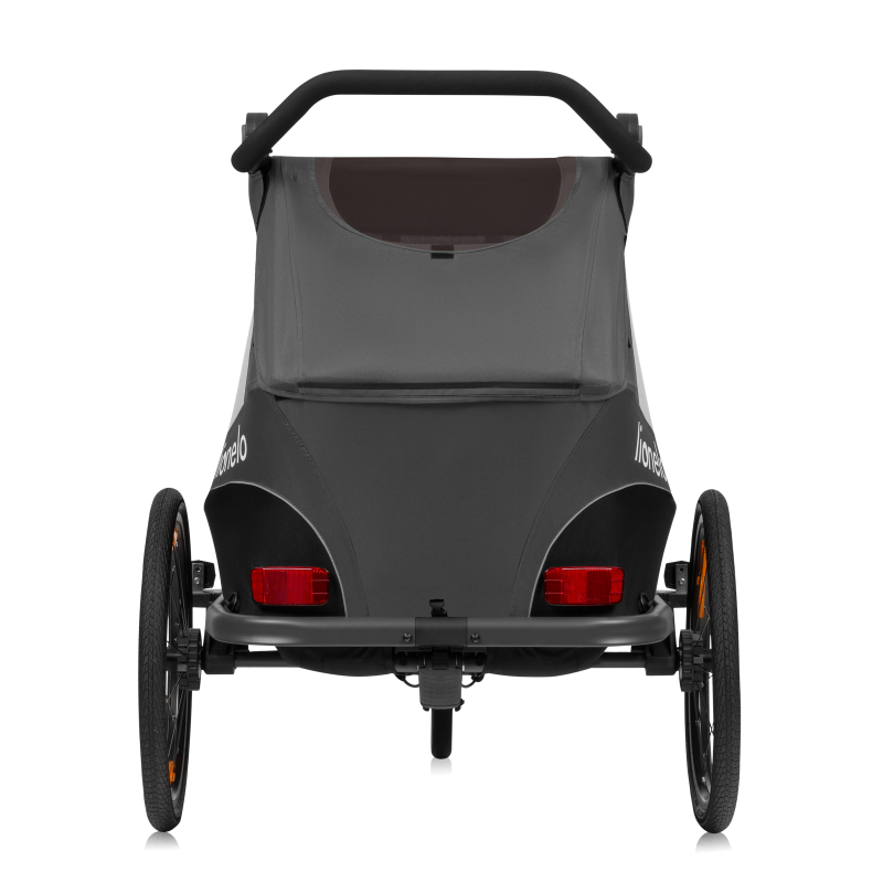 Lionelo Cama Grey Graphite — bicycle trailer with stroller function