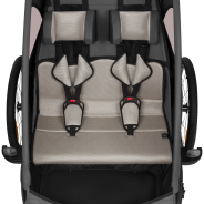 Lionelo Cama Grey Graphite — bicycle trailer with stroller function