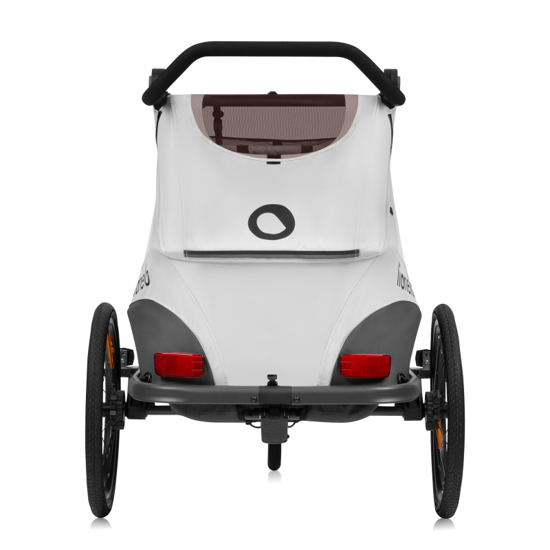 Lionelo Cama Grey Stone — bicycle trailer with stroller function